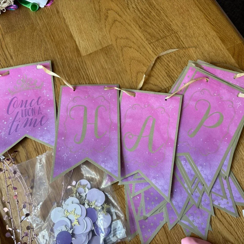 Tangled Rapunzel Princess Birthday Party Supplies Lot